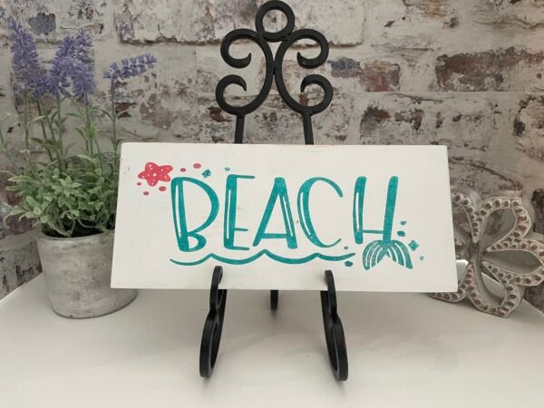 Beach Mermaid Tail Sign