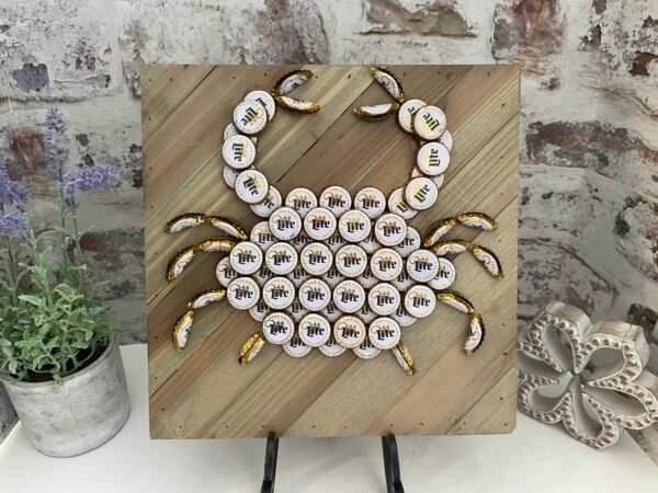 Crab Bottlecap Art - Image 2