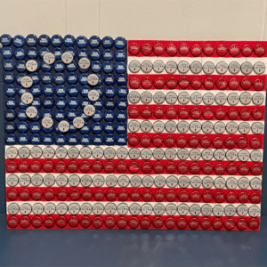 Bottlecap United States Flag